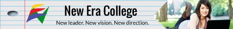 New Era College's banner