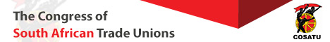COSATU's banner