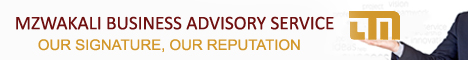Mzwakali Business Advisory Services - East London's banner