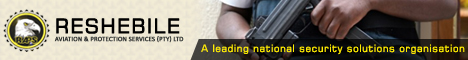 Reshebile Aviation & Protection Services (Pty) Ltd � RAPS's banner