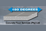 180 Decrees Concrete Floor Service Logo