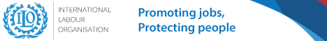 International Labour Organisation's banner