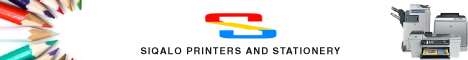 Siqalo Printers and Stationery's banner