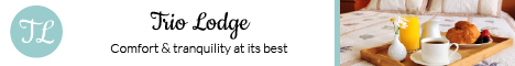 Trio Lodge's banner