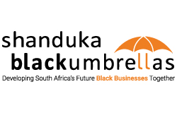 Shanduka Black Umbrellas Logo