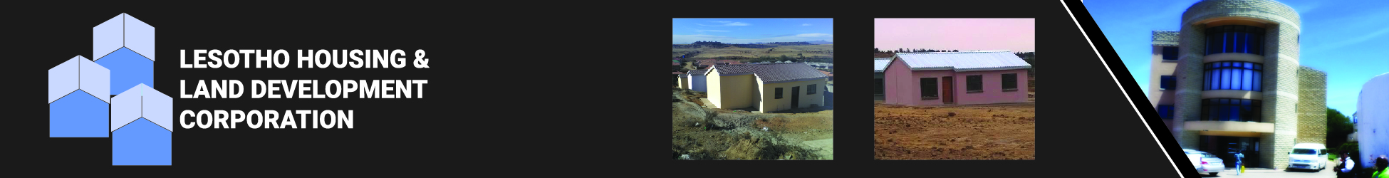 Lesotho Housing and Land Development Corporation's banner