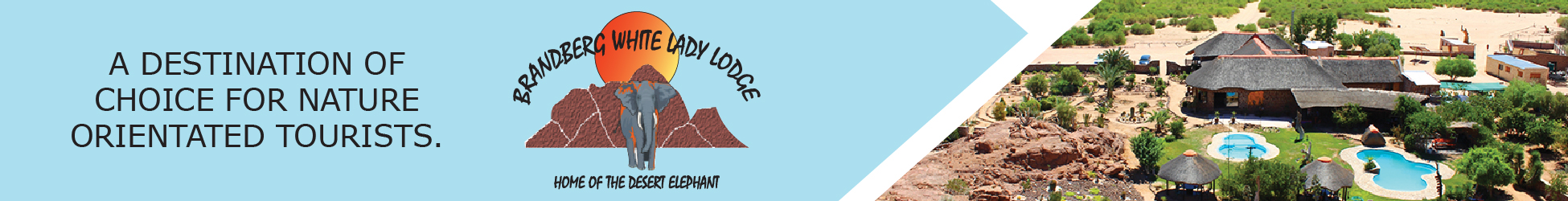 Brandberg White Lady Lodge's banner