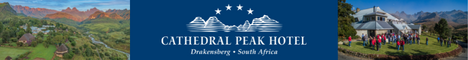 Cathedral Peak Hotel's banner