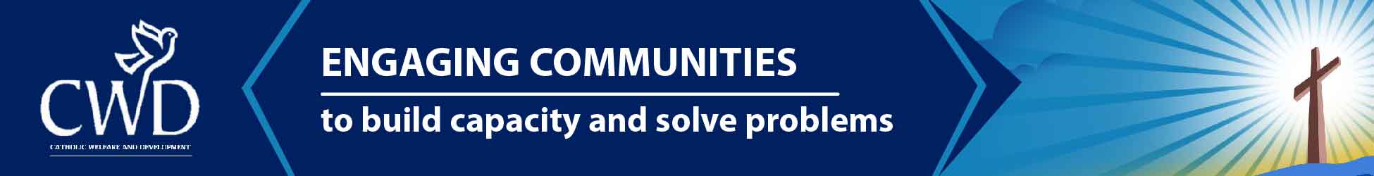 Catholic Welfare and Development's banner