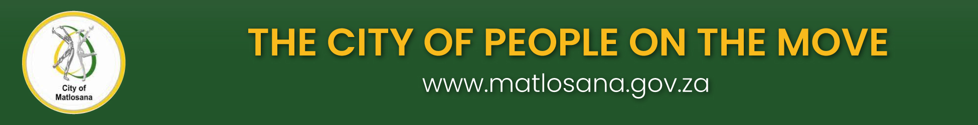 City of Matlosana Local Municipality's banner