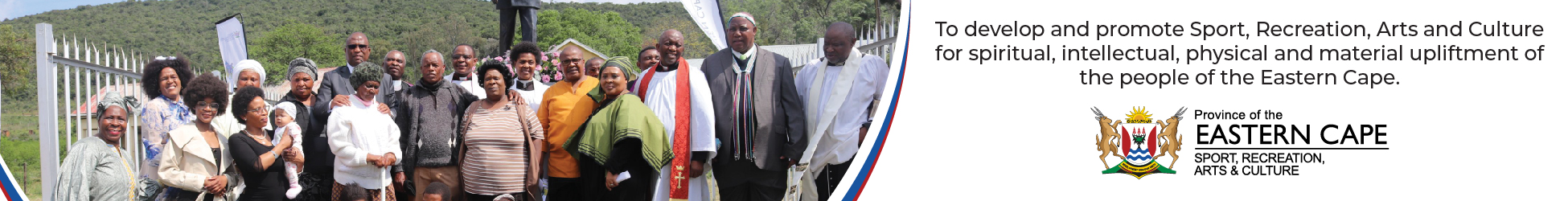 Eastern Cape Department of Sport Recreation Arts and Culture's banner