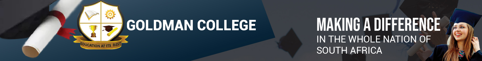 Goldman College (Pty) Ltd's banner