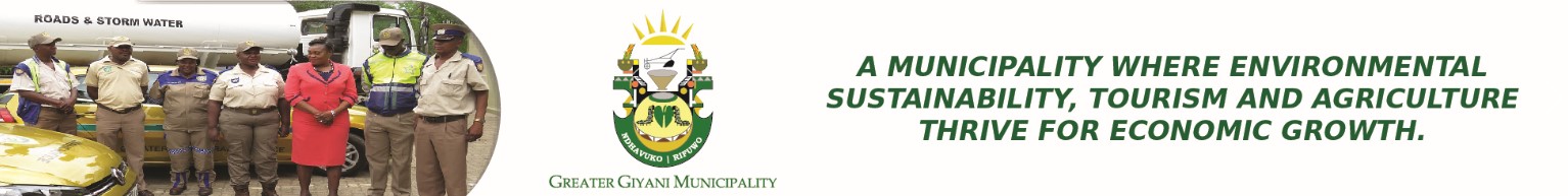 Greater Giyani Local Municipality's banner