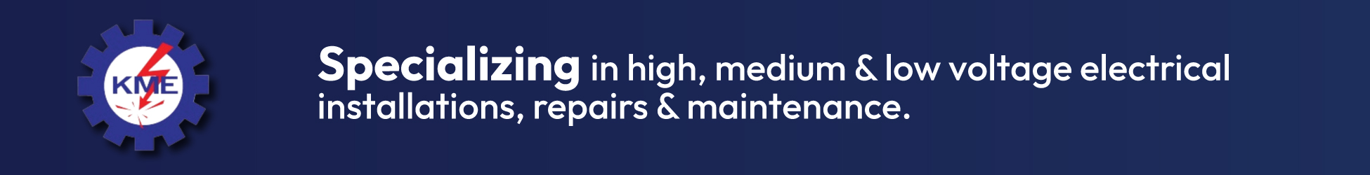 KM ELECTRICAL's banner