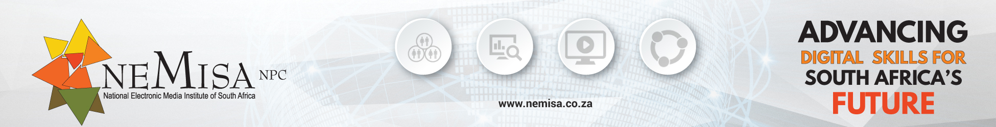 National Electronic Media Institute of South Africa (NEMISA) - SA's banner