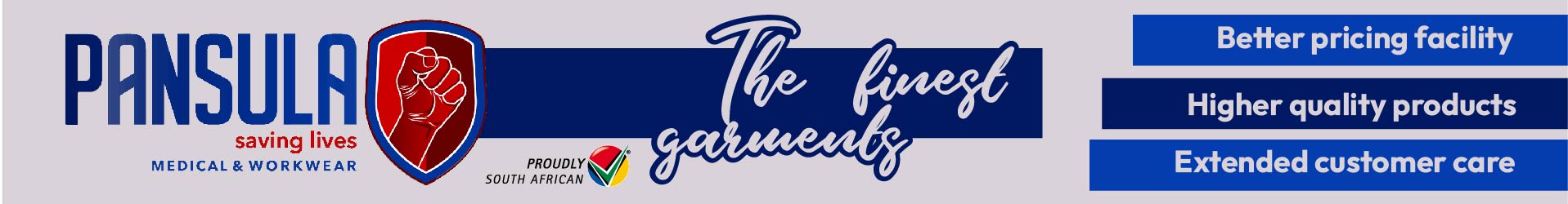 Pansula Workwear (Pty) Ltd's banner