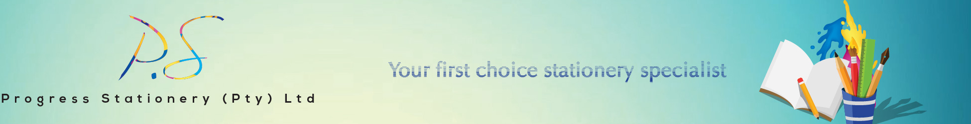 Progress Stationery (PtyLtd's banner