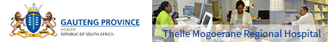 Thelle Mogoerane Regional Hospital's banner
