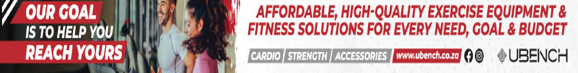 Ubench Fitness Company (Pty) Ltd's banner