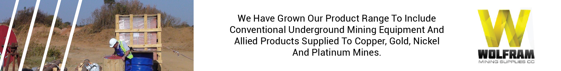 Wolfram Mining Supplies CC's banner