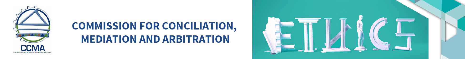 Commission for Conciliation Mediation and Arbitration's banner