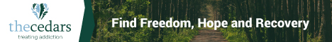 The Cedars Private Addiction Treatment Centre's banner
