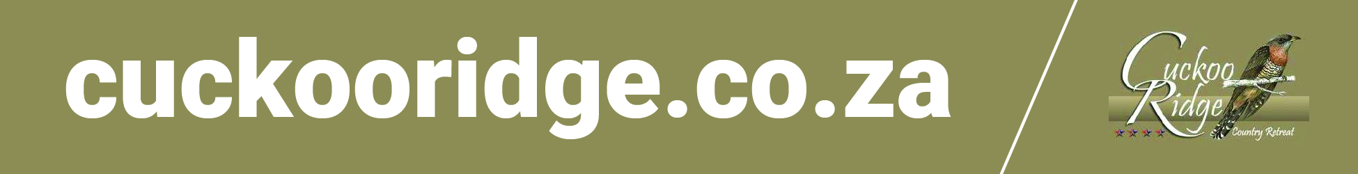 Cuckoo Ridge Country Retreat's banner