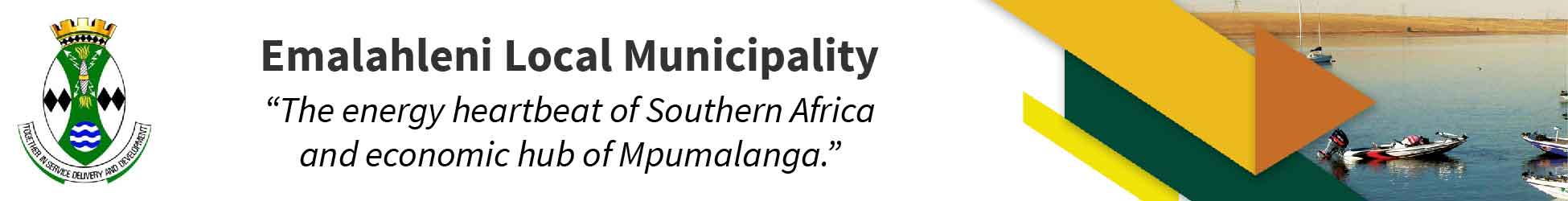 Emalahleni Local Municipality 's banner