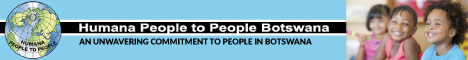 Humana People To People Botswana's banner
