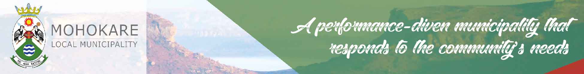 Mohokare Local Municipality's banner