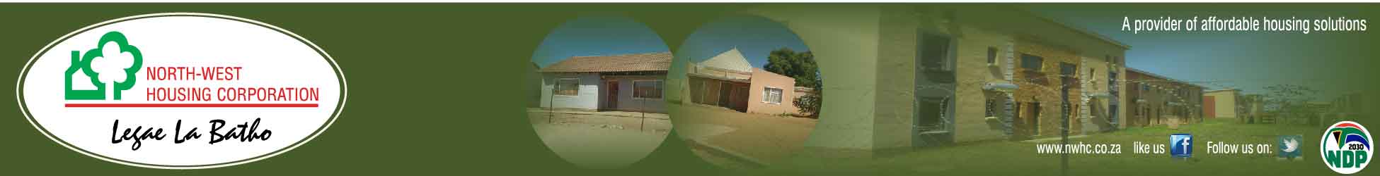 North West Housing Corporation's banner