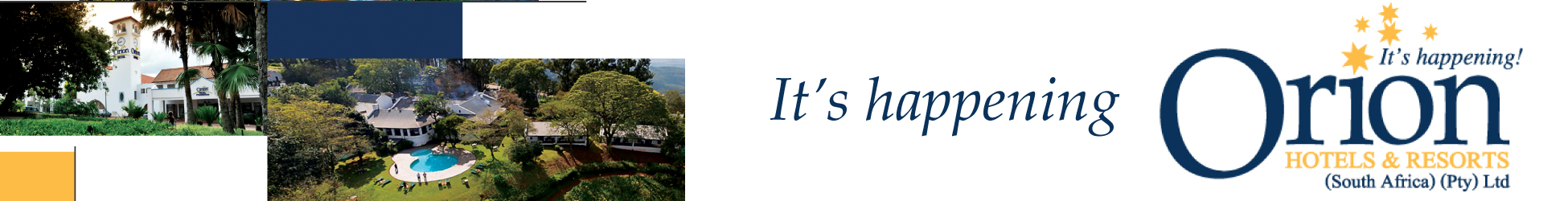 Orion Hotels & Resorts (South Africa) (Pty) Ltd's banner