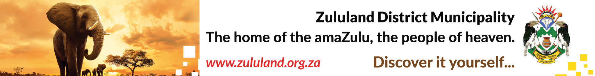 Zululand District Municipality - South Africa's banner