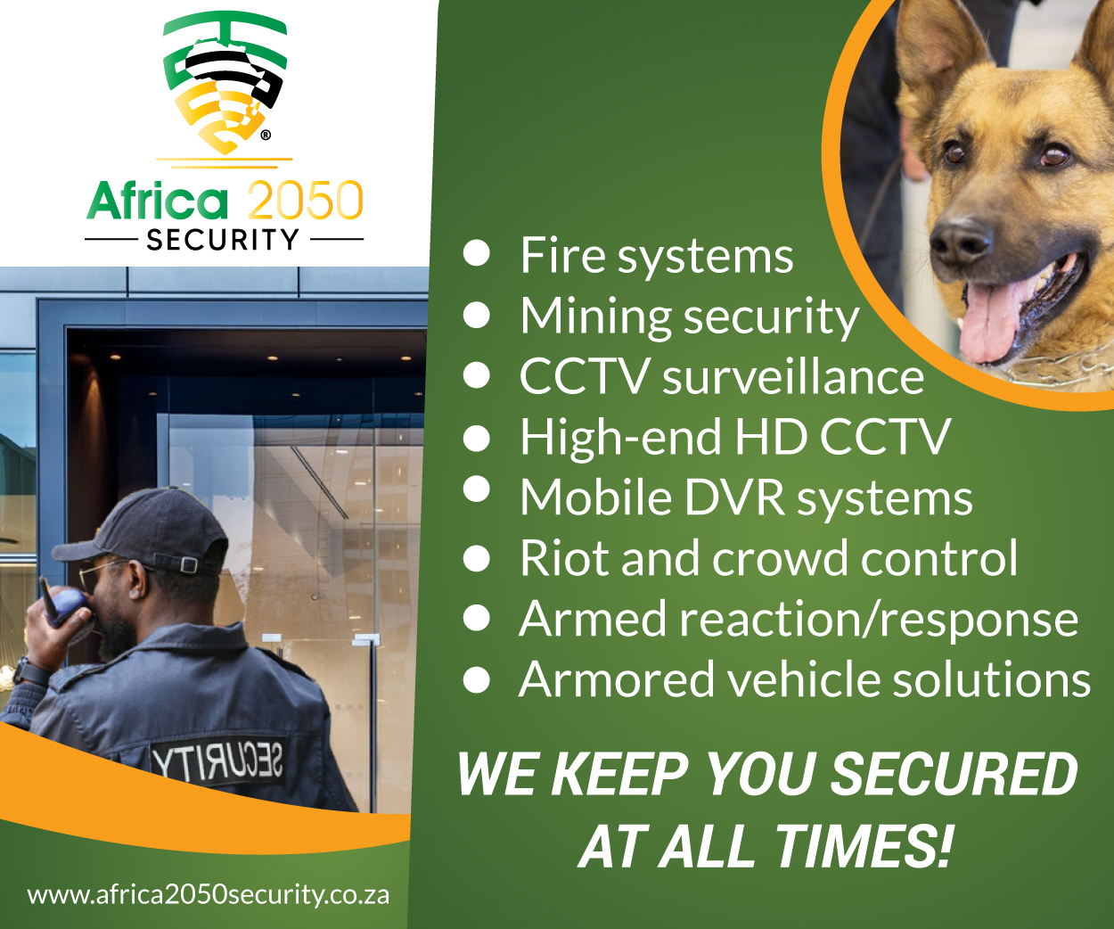 Africa2050 Security classified banner