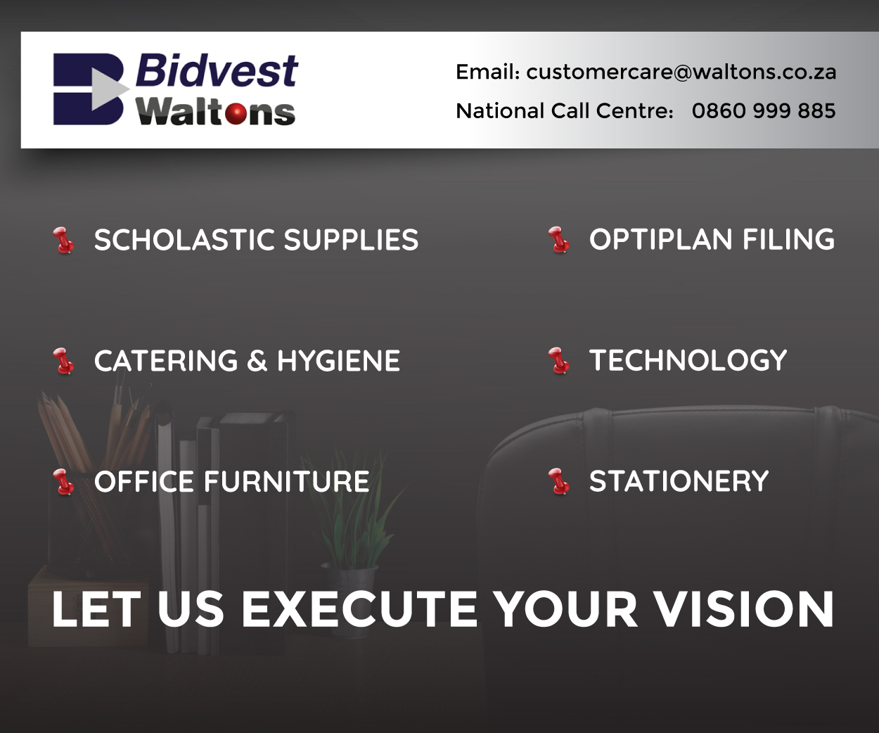 Bidvest Waltons. classified banner