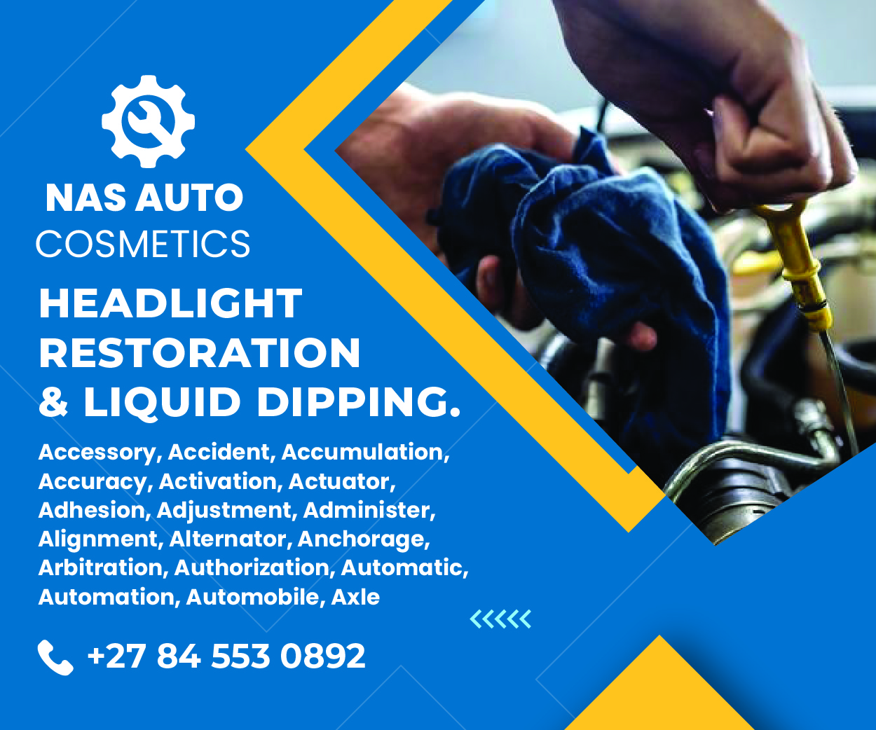 NAS AUTO COSMETICS  classified banner