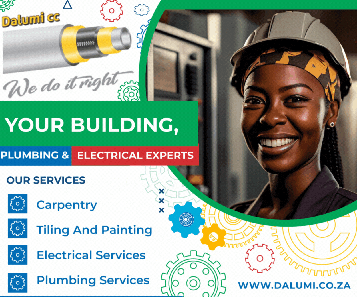Dalumi Construction CC classified banner