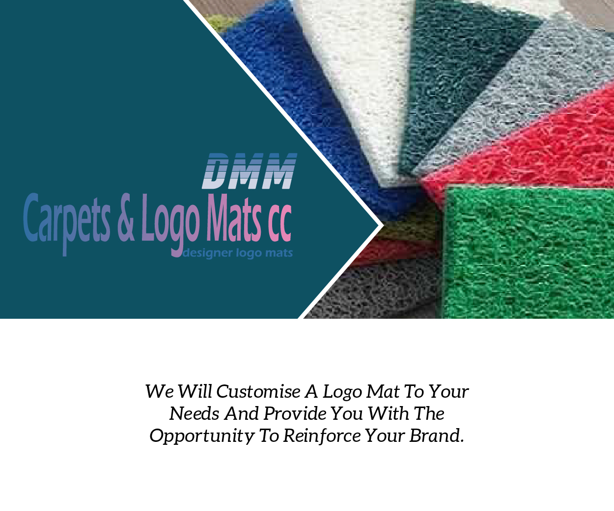 Dmmcarpets and Logo Mats cc classified banner