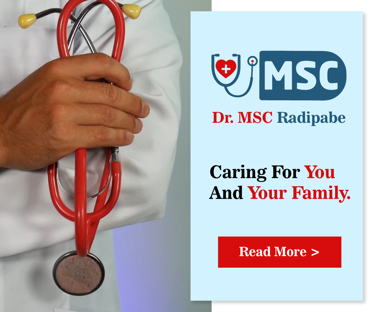 Dr MSC Radipabe classified banner