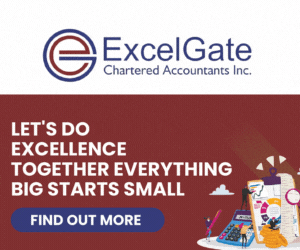 ExcelGate Chartered Accountants Inc. classified banner