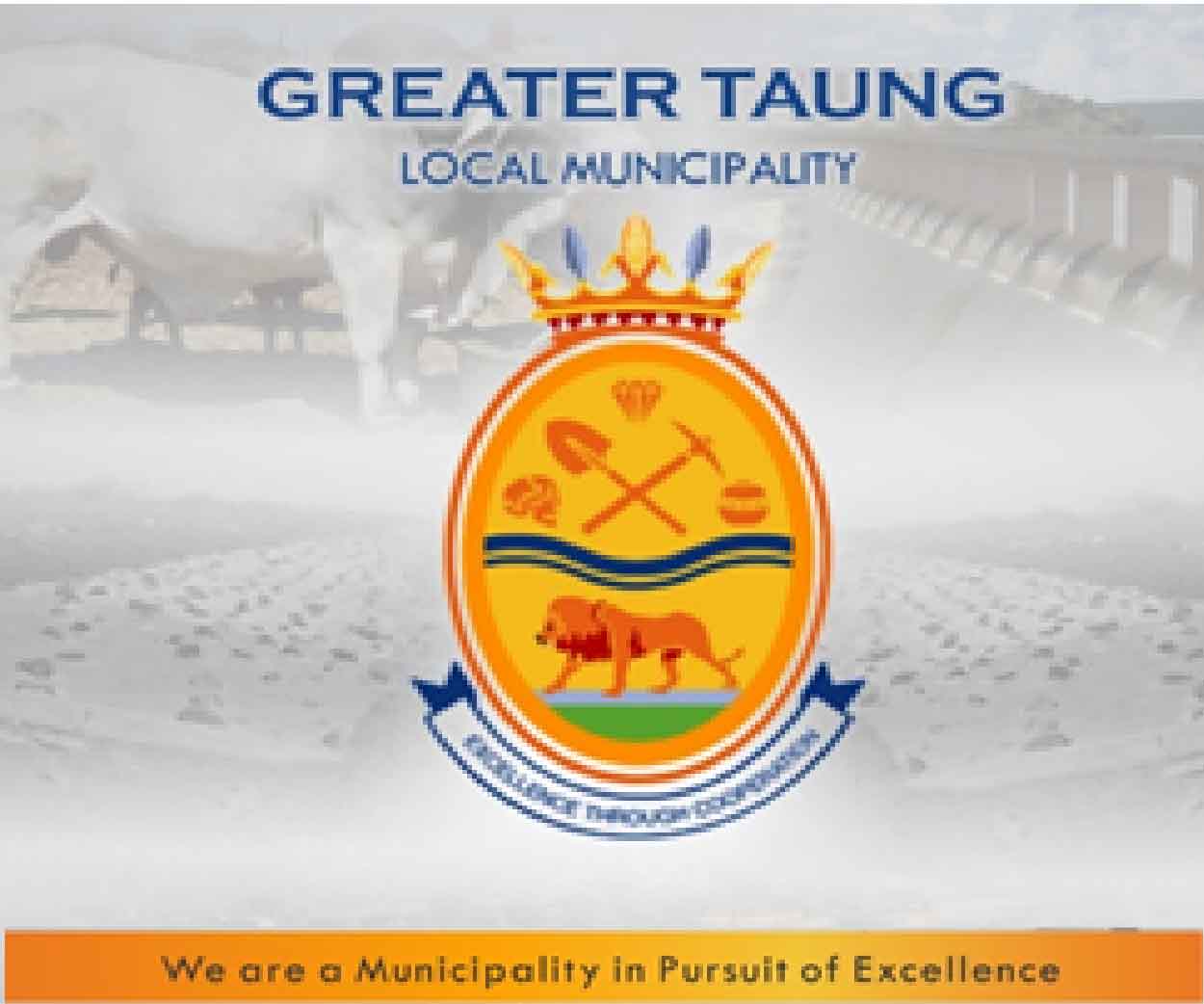 Greater Taung Local Municipality classified banner