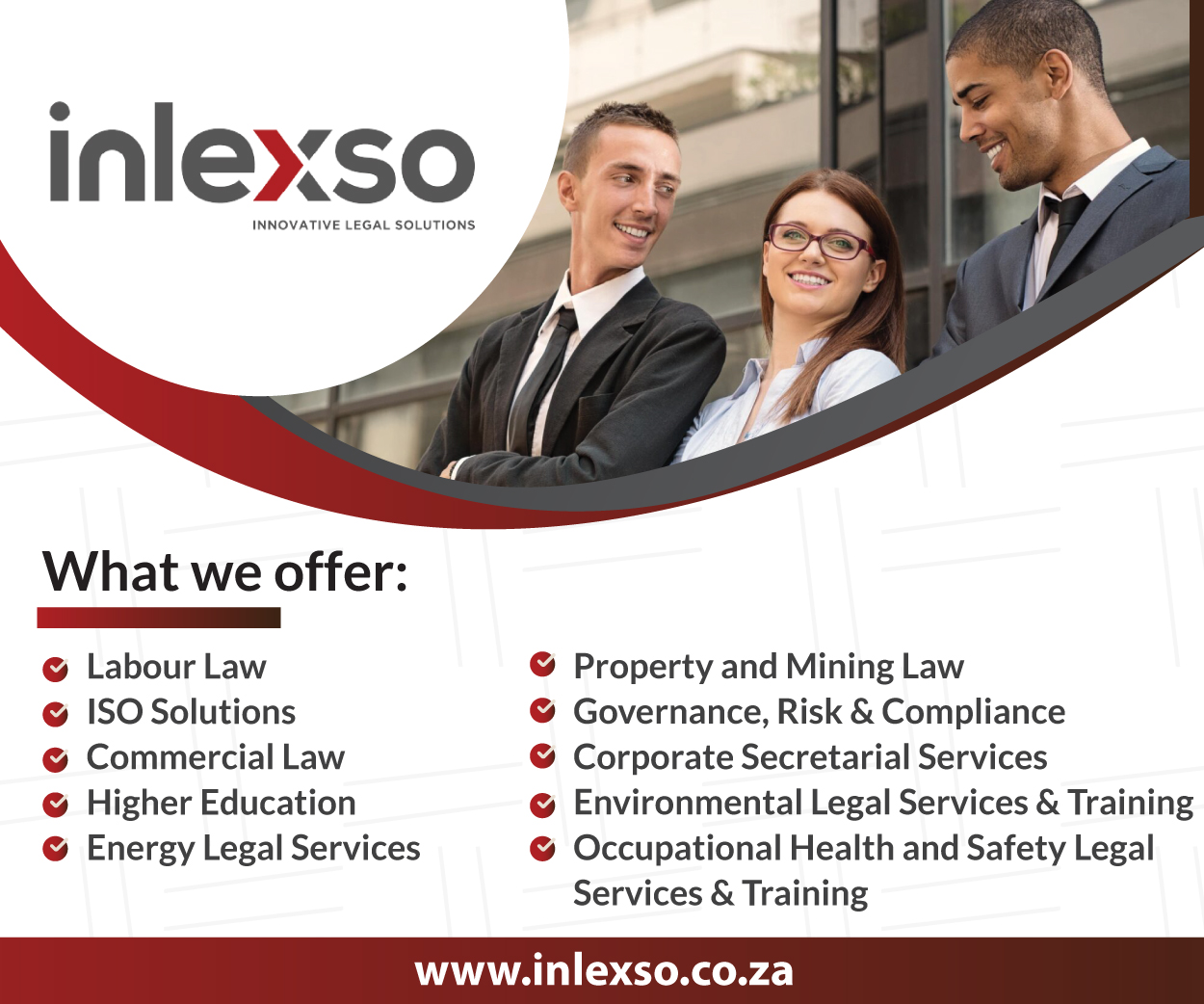 Inlexso (Pty) Ltd classified banner