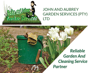 John And Aubrey Garden Services (Pty) Ltd classified banner