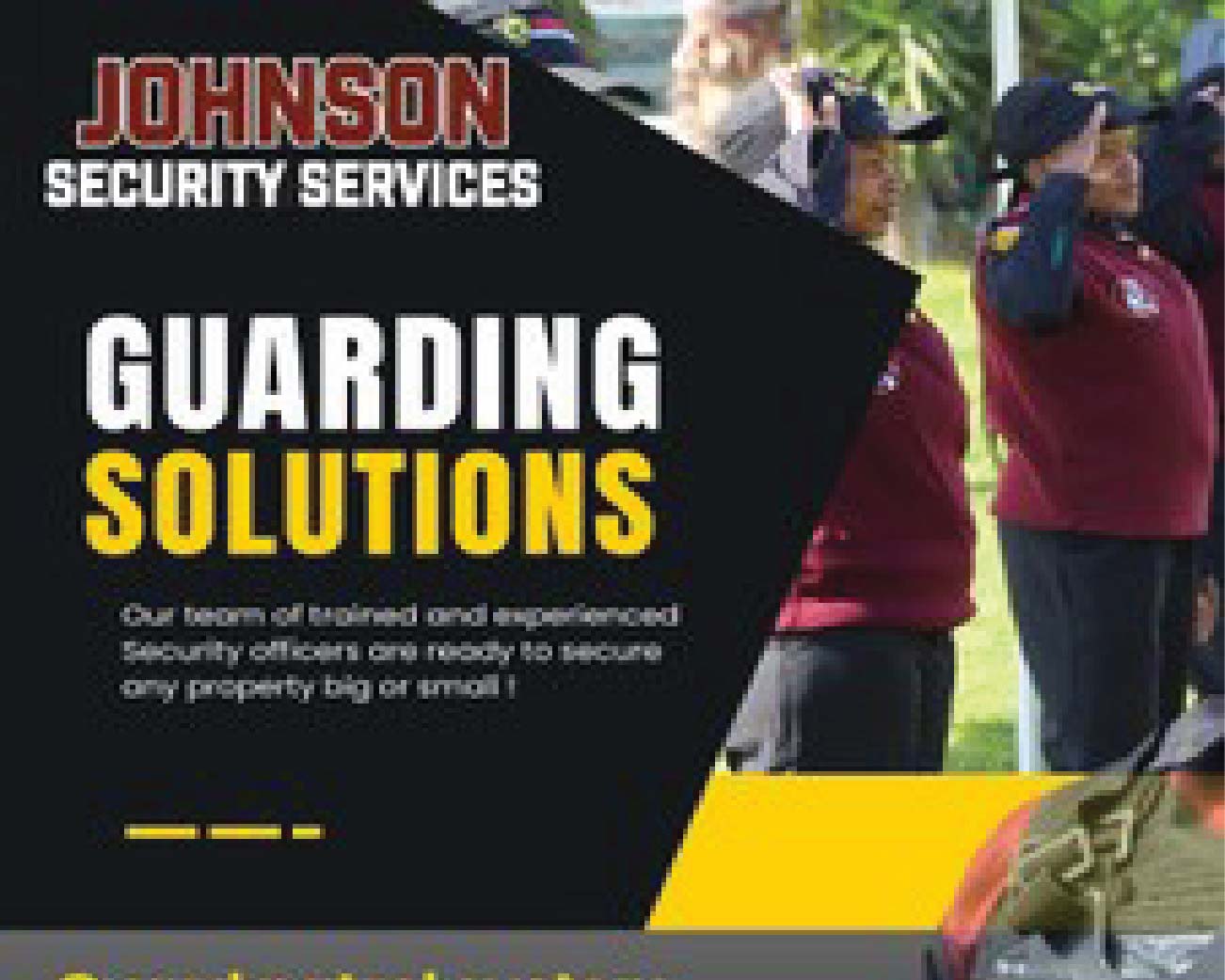 Johnson Security Services (Pty) Ltd classified banner
