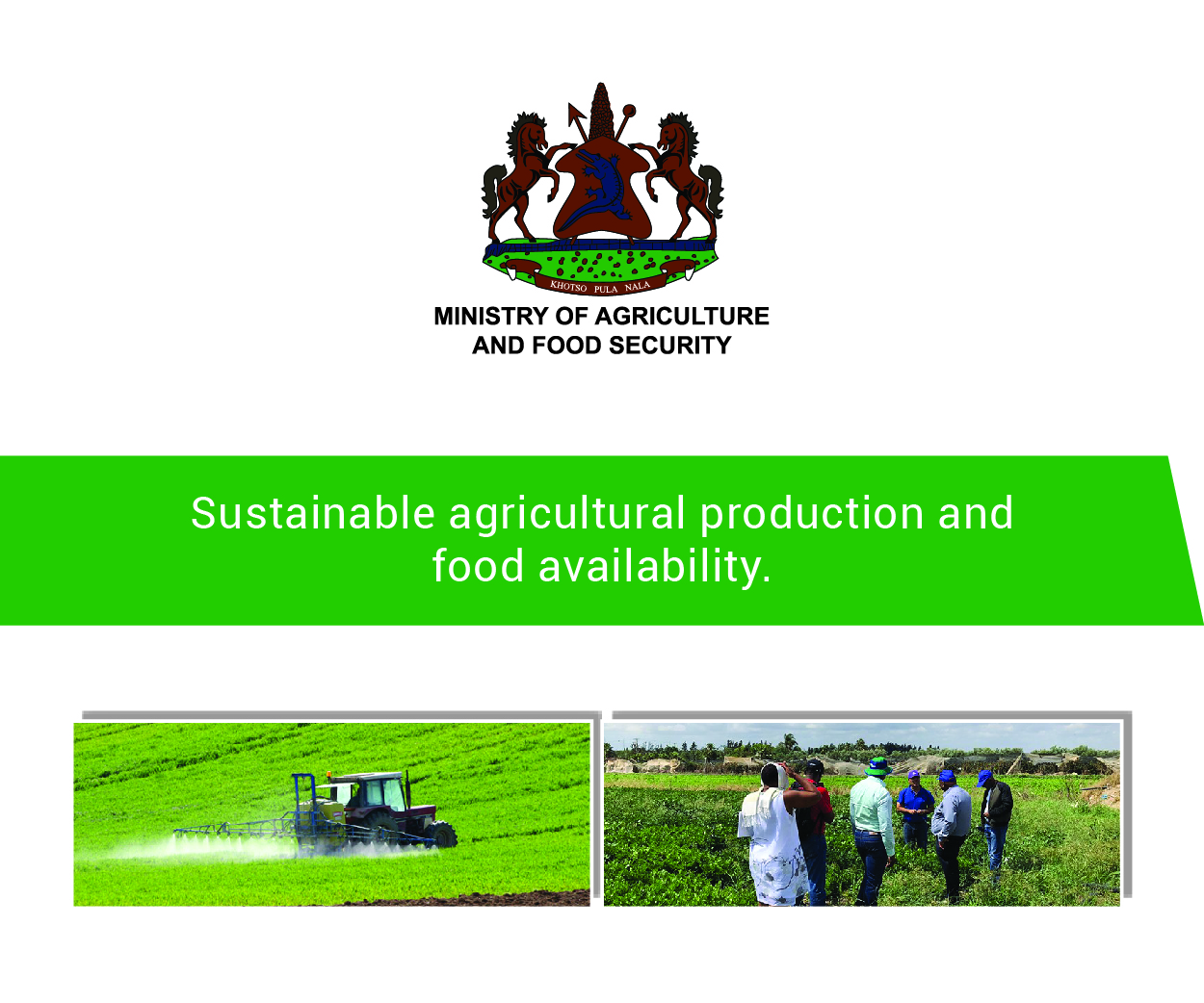 Ministry Of Agriculture And Food Security classified banner