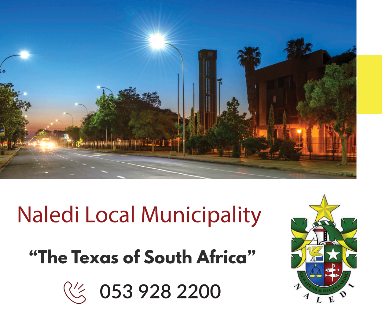 Naledi Local Municipality - Vryburg classified banner