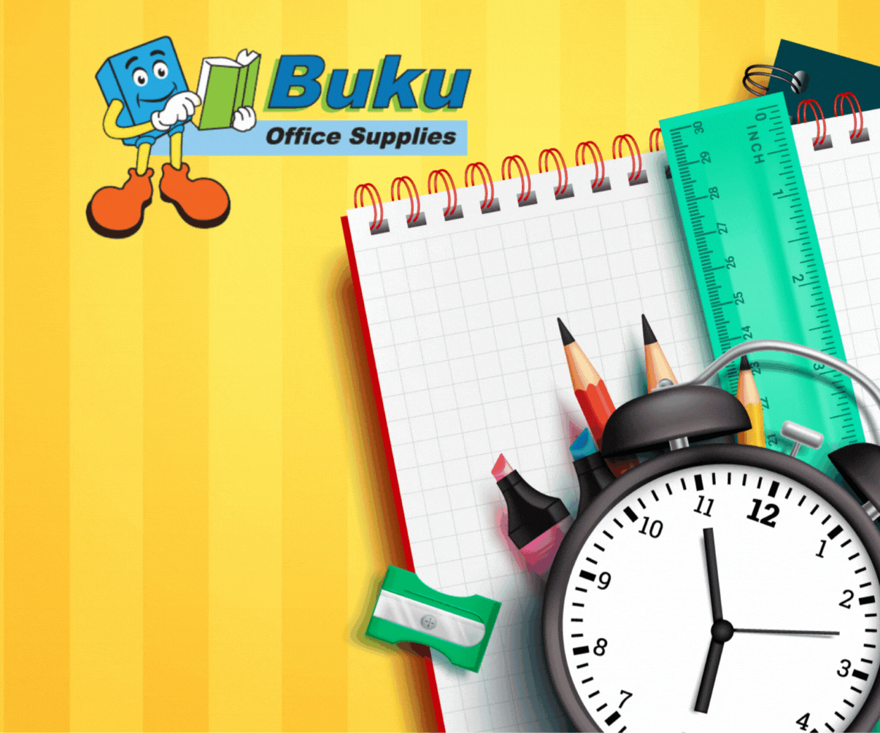 Buku Office Supplies classified banner