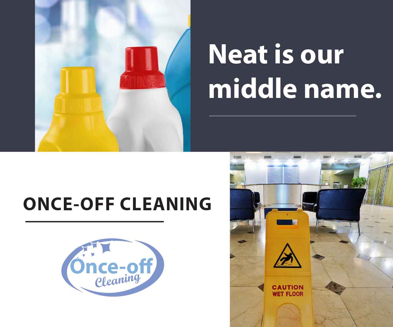 Once Off Cleaning classified banner