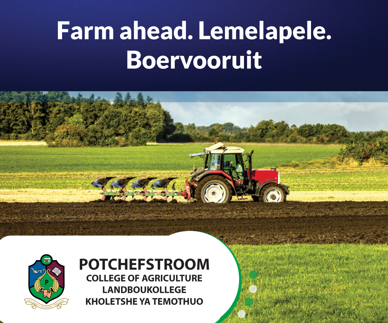 Potchefstroom Agricultural College - SA classified banner