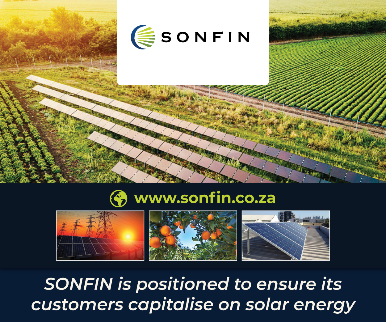 Sonfin (Pty) Ltd classified banner